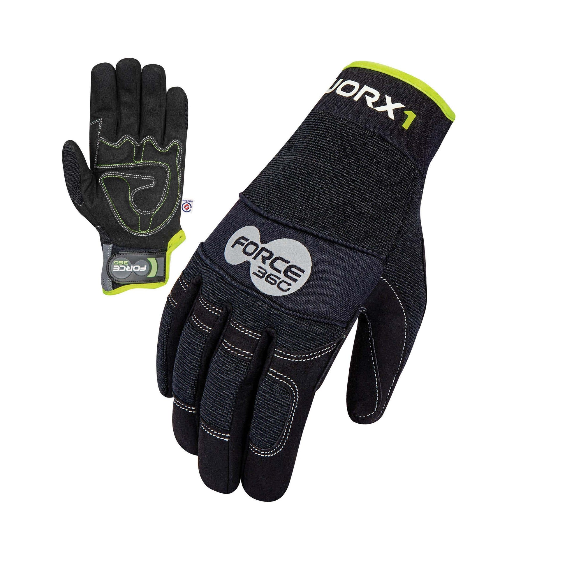 Gloves Mechanics Worx1 Large Force360_260841_GWORX1-L
