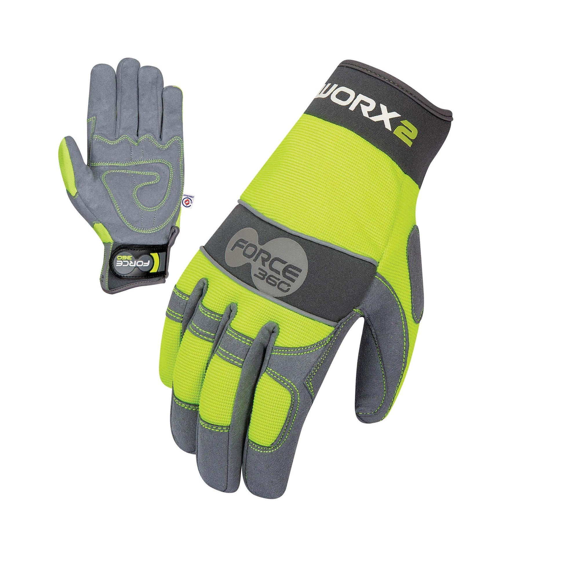 Gloves Mechanics Worx2 X-large Force360_442133_GWORX2-XL