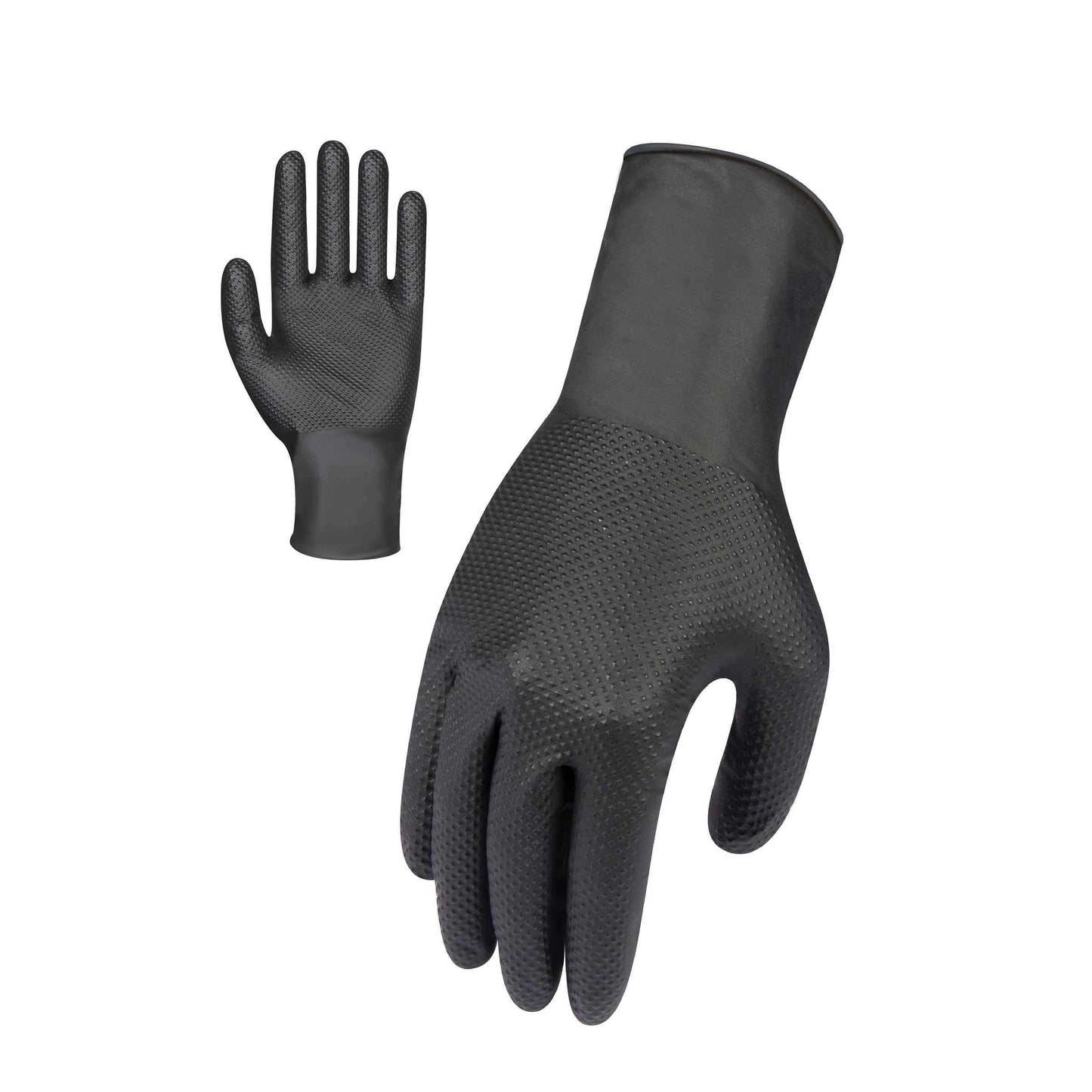 Force360 SafeTouch Disposable Nitrile Glove - Black 2XL (50 per box) 37100090 GWORX005.2XL