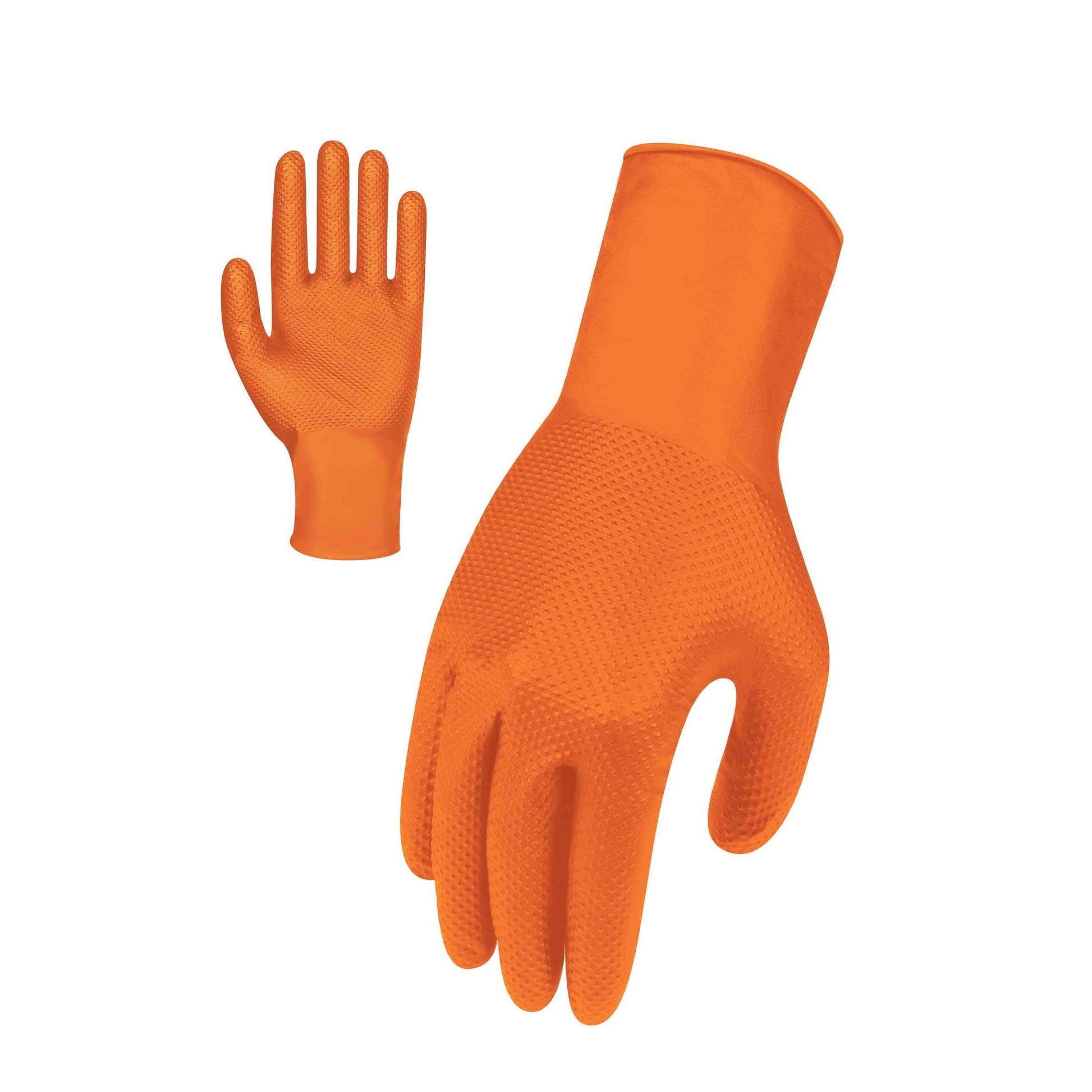 Force360 SafeTouch Disposable Nitrile Glove - Orange L (50 per box) 37100091 GWORX006.L