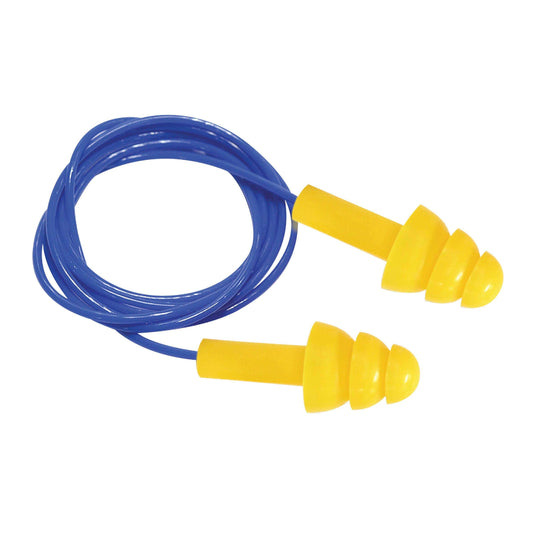 Force360 Silicone Corded Reuseable Earplug Class 4, 24dB (100pr Per Box) 37100098 HWRX991