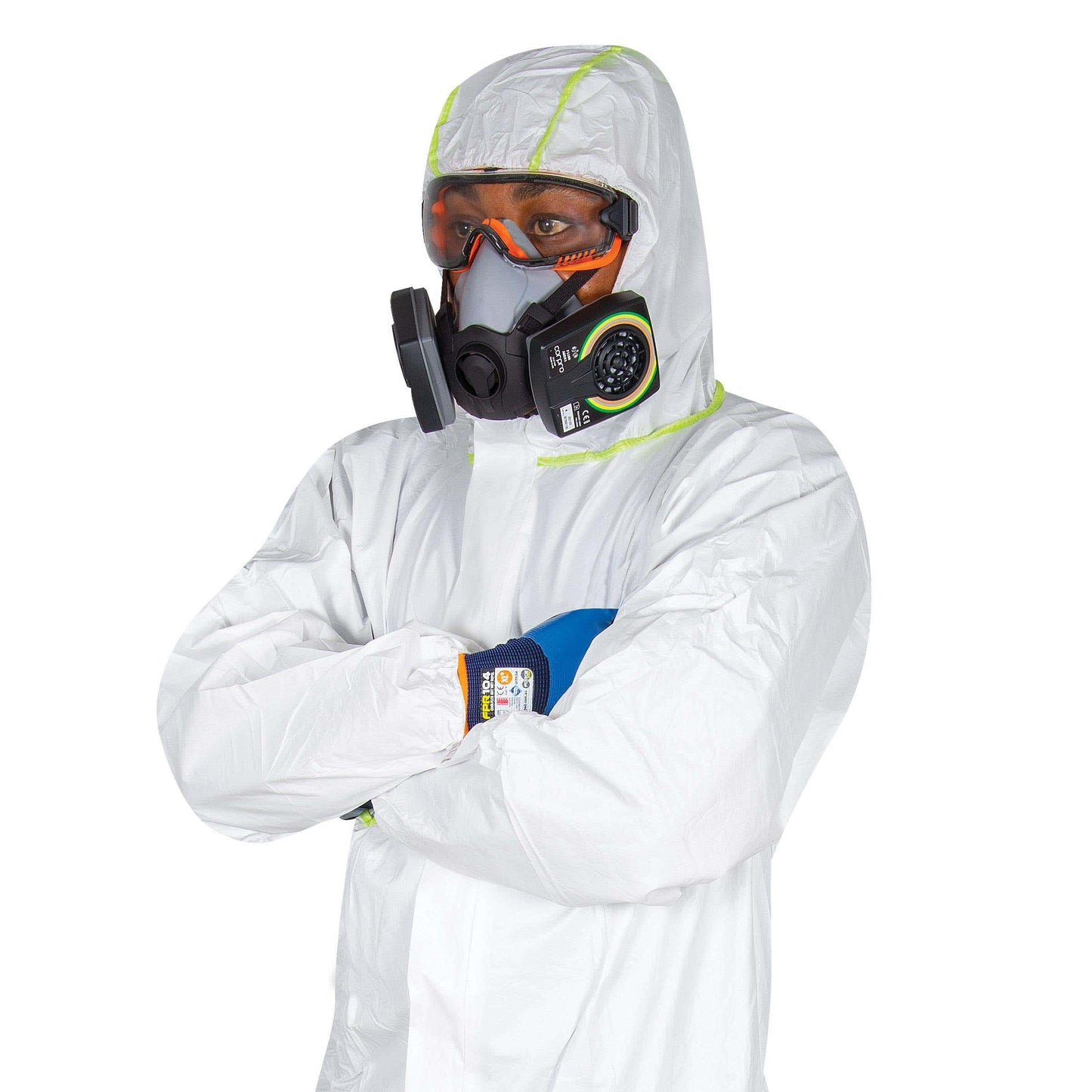 CFPR180 Type 4/5/6 Disposable Coveralls White_CFPR180