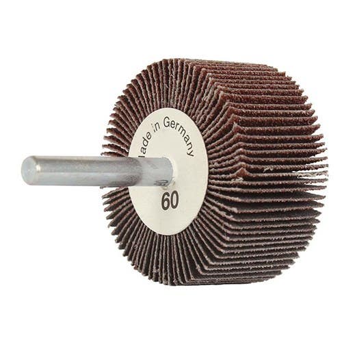 Flap Wheel Mounted 40 x 15 x 6mm A60 Grit AlOx Bulk 37100110 GFWA401560