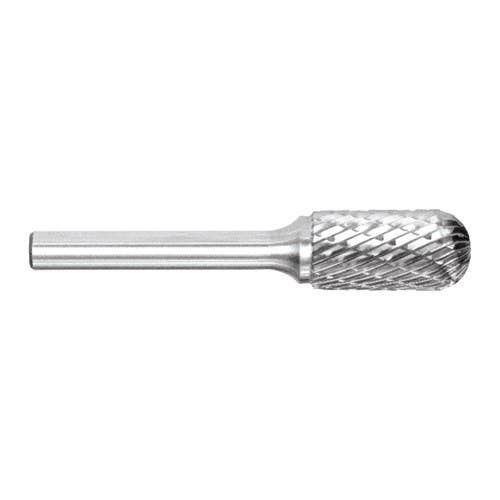 1/2in Cylindrical Ball Nose Carbide Burr  Silver Series 37100118 SC-5DCS