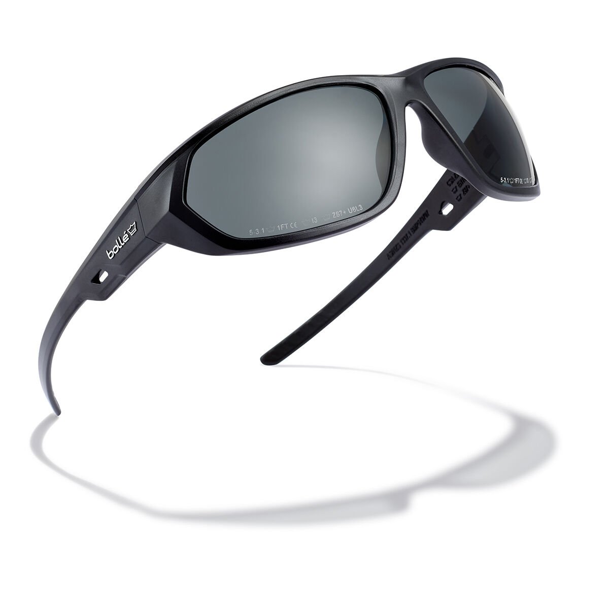 Glasses Safety Smoke PC ASAF Lens Black Frame KOMET_40065319_PSSKOME408