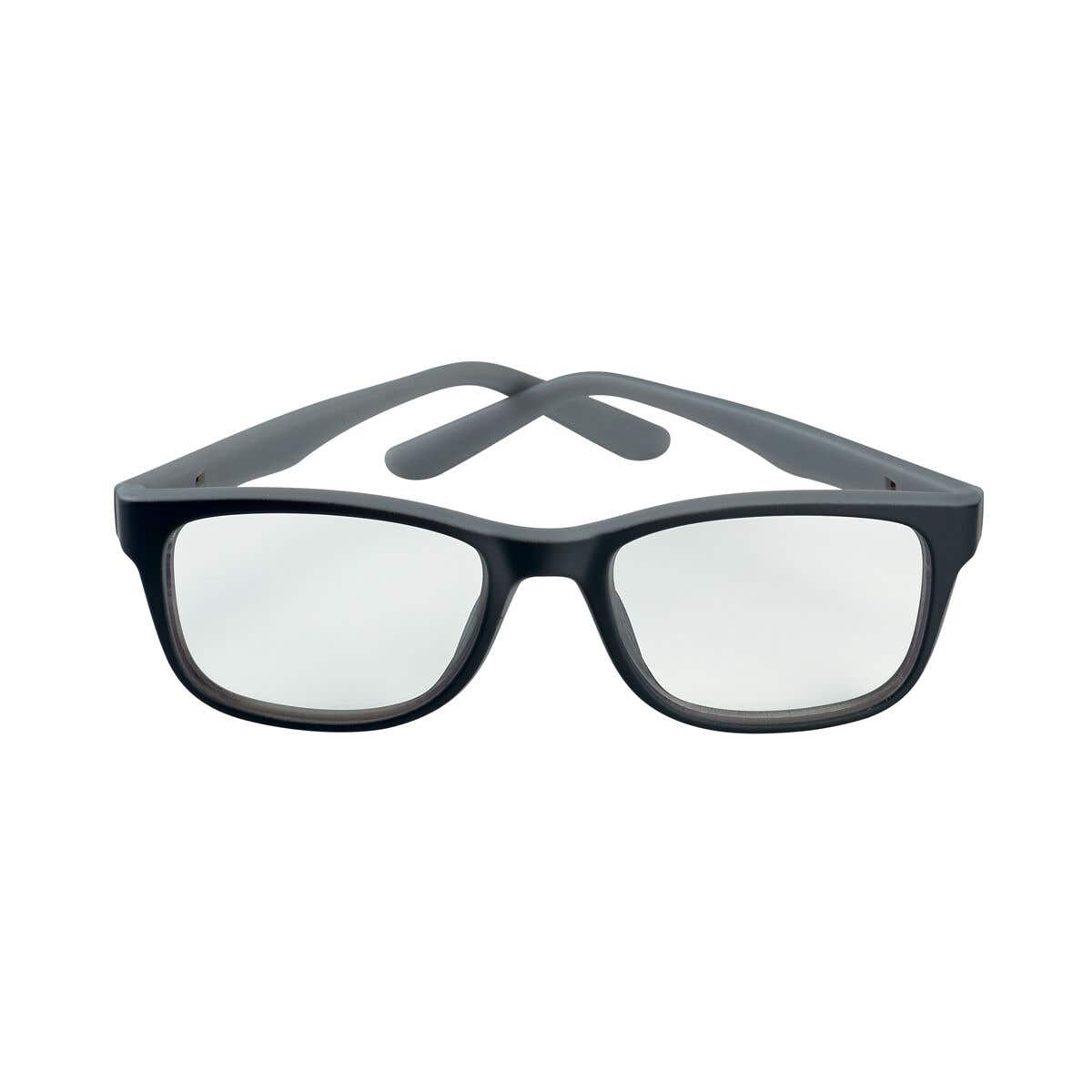 Glasses KICK Clear Blue Light PC Lens Black/Grey Frame + Side Shield Bolle 501992 PXFOFKI109