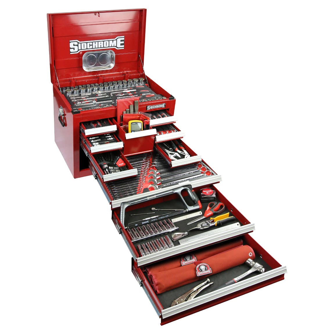 Tool Kit 10 Drawer Top Chest 303 Piece Sidchrome 449972 SCMT11805