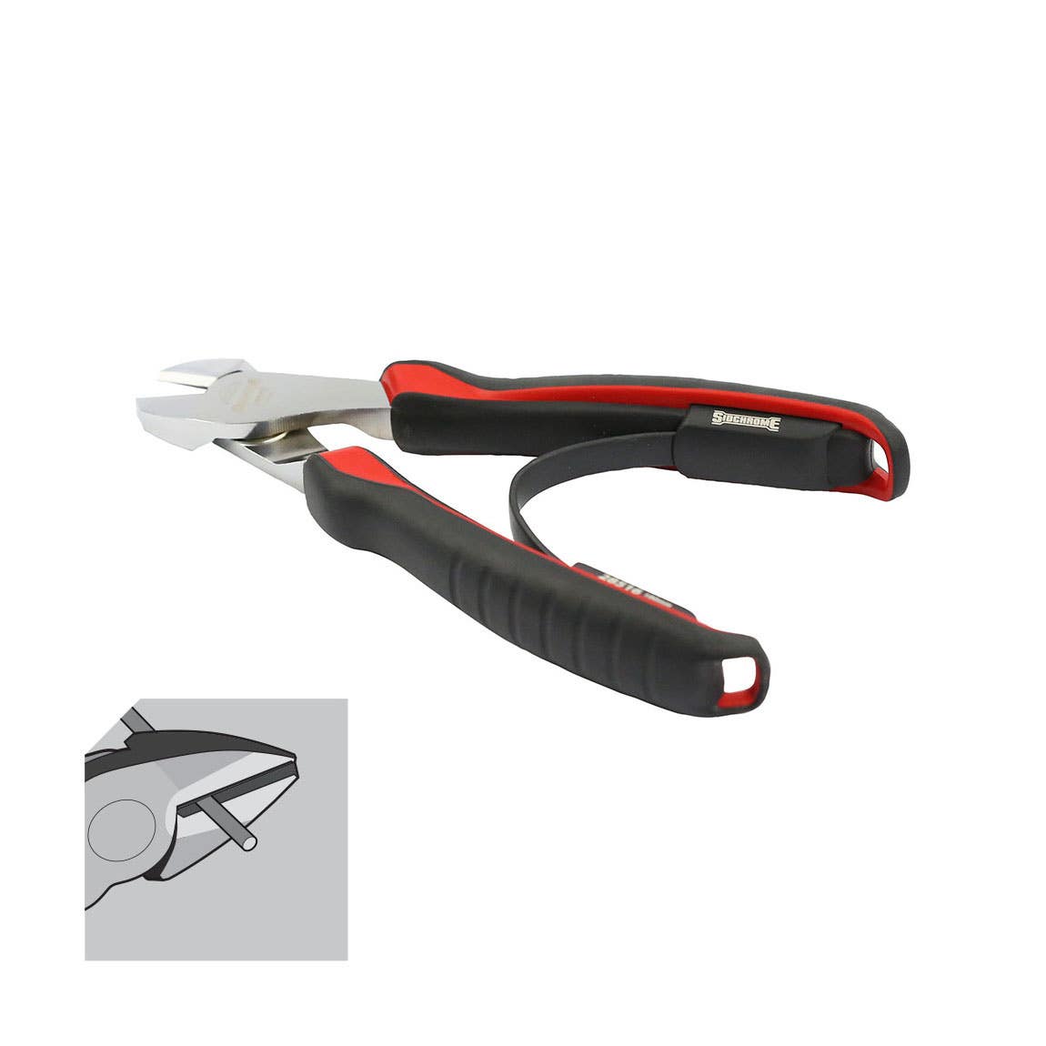 Pliers Diagonal Cutting 200mm Moulded Grip Sidchrome 444859 SCMT28517
