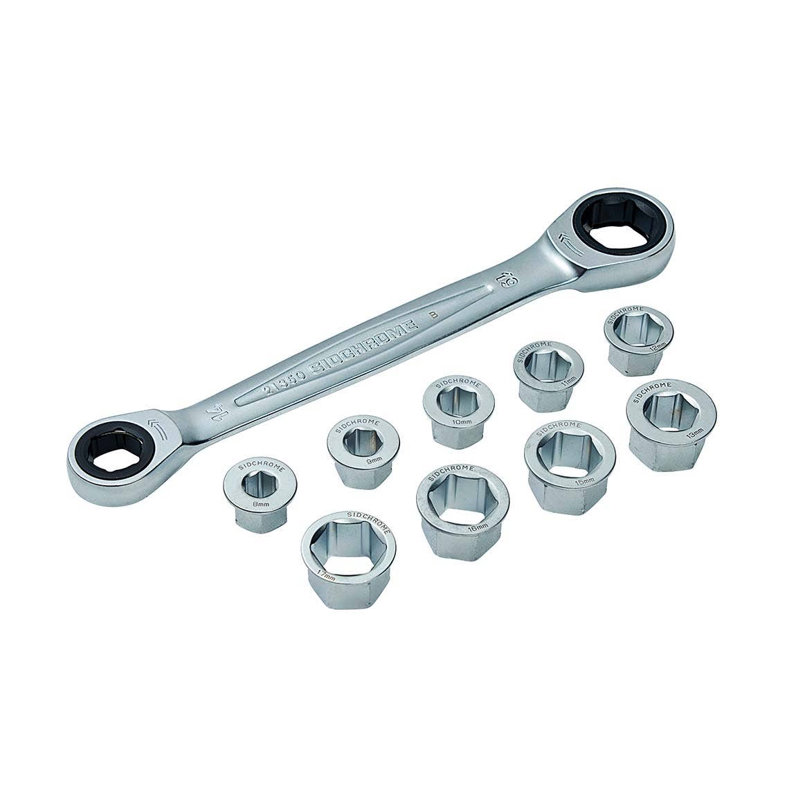 Spanner Set 11-In-1 Double End Ratcheting Promo 91698029 SCMT21350