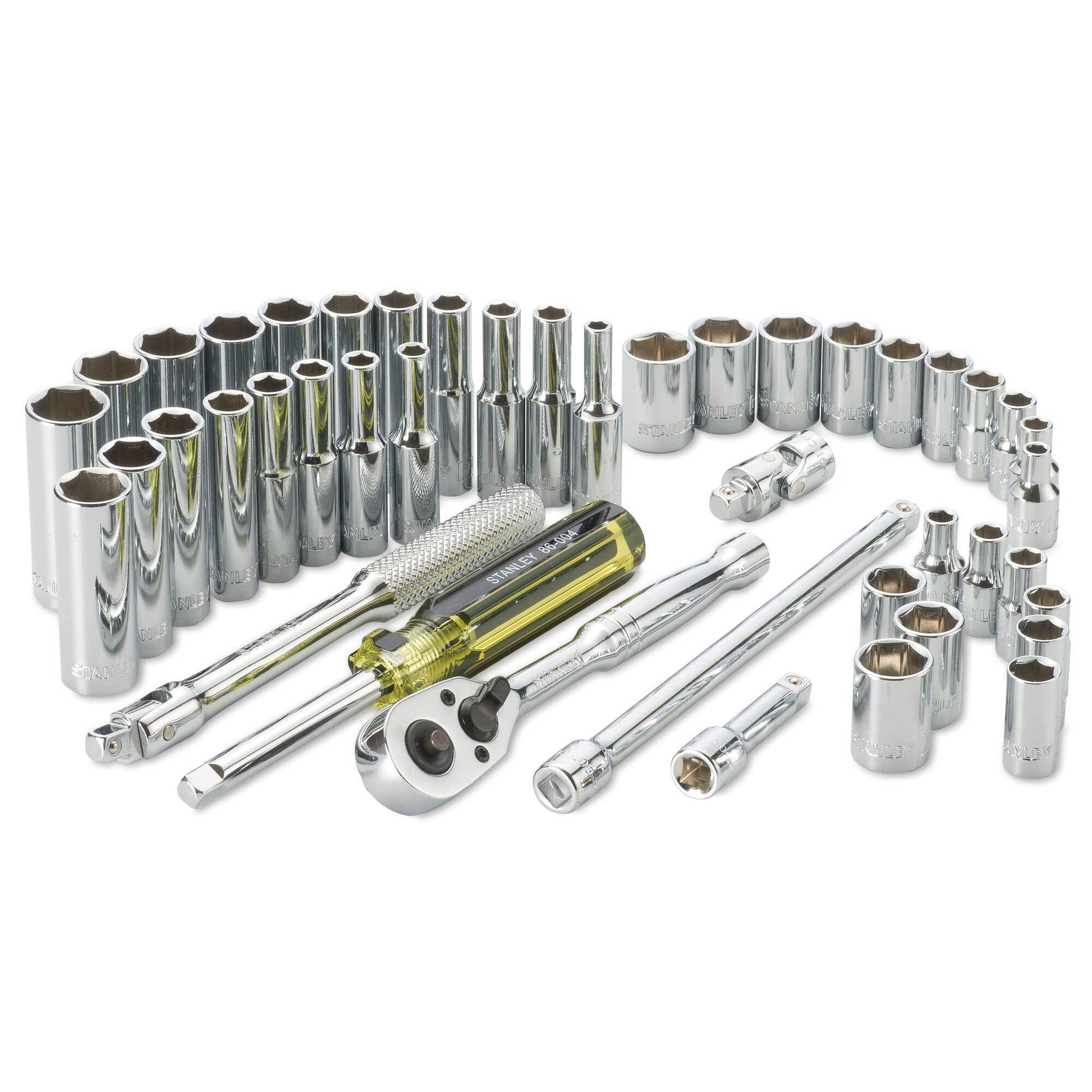 Socket Set 1/4'' Dr 44 Piece Stanley 79012693 89-536