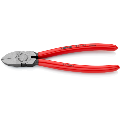 Plier Flush Cut With Spring Diagonal Cutter 180mm Knipex 40052855 7201180