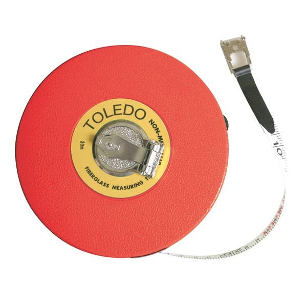Tape Measure 30m Fibreglass Enclosed 92138035 TF30M