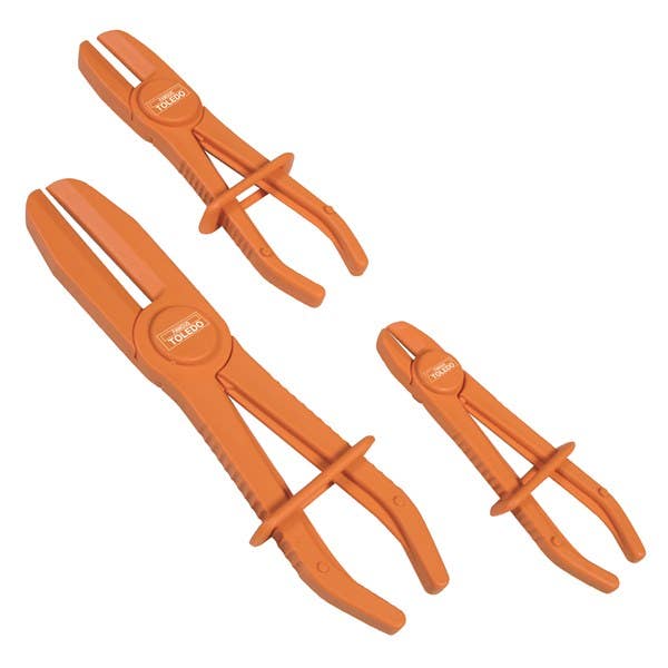 Brake Line Crimping Pliers 3pce Set Toledo 498269 301025