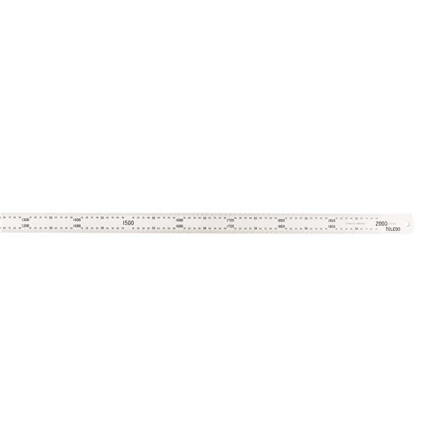Stainless Steel Single Sided Metric Ruler 2,000mm 92010018 2000M
