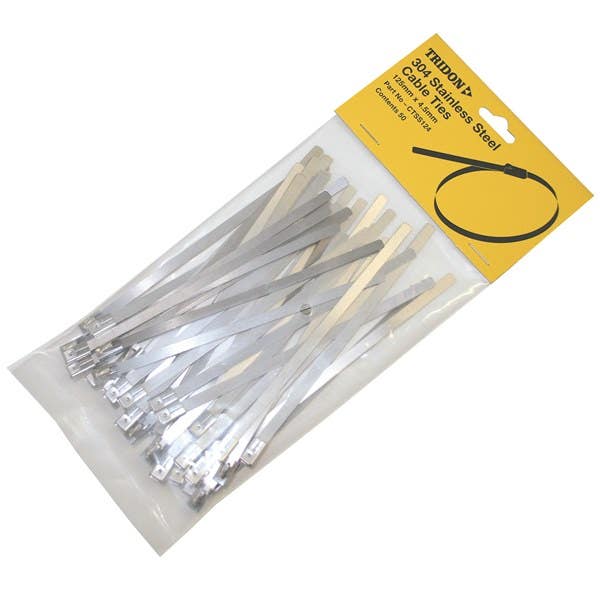 Cable Tie 304 Stainless Steel 264 X 5mm Tridon Pk 50 211618 CTSS264