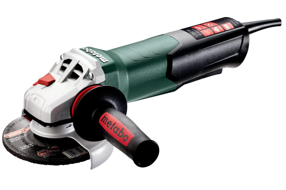 Grinder Angle 125mm 5'' 1700W + Deadman Paddle Metabo WEP 17-125 Quick 465562 600547190