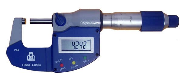 Micrometer Digital 0 To 25mm 0.0001mm 200 Series 40027700 MW-201-01DAB