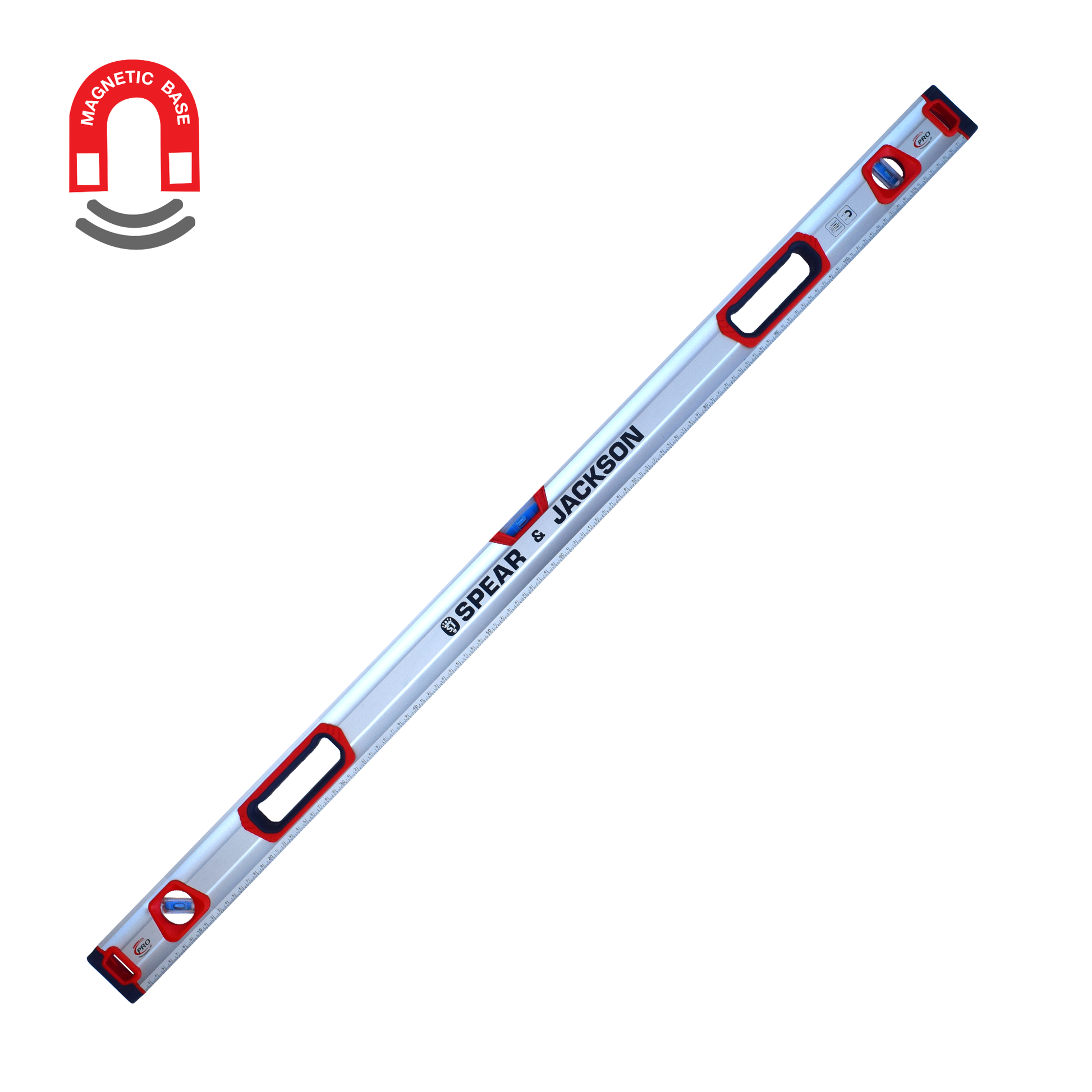 Spirit Level Shock Proof 4 Vial High Accuracy 0.5mm/m 2000mm 400014 SJ-PRL20