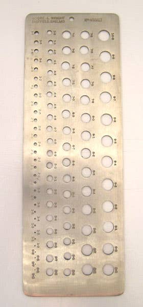 Gauge Drill 96-Hole 0.1mm Inc 0.5-10mm 92140027 MW-1066M