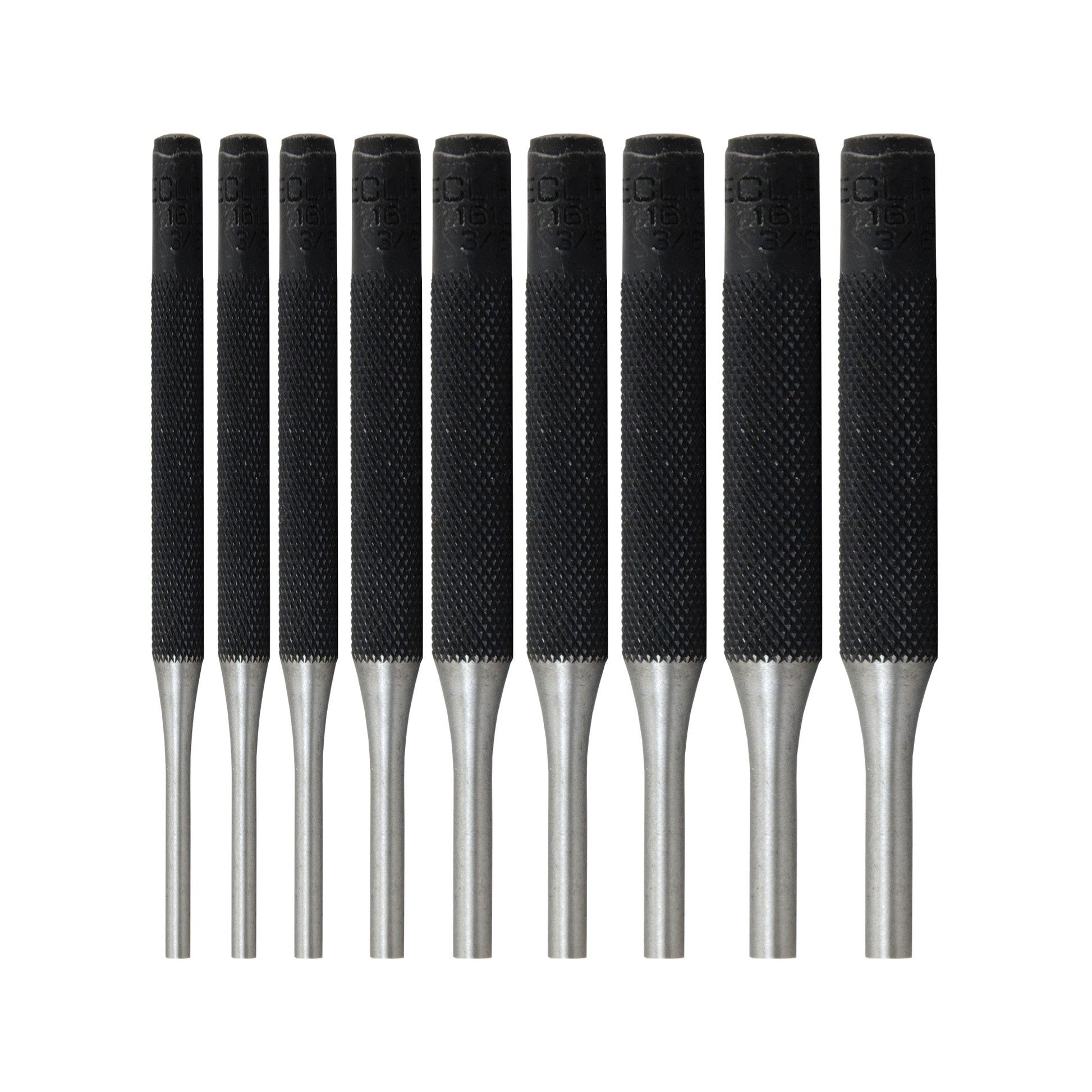 Pin Punch Set 9 Piece 1.7 - 9.5mm Eclipse 40068985 EC-161W