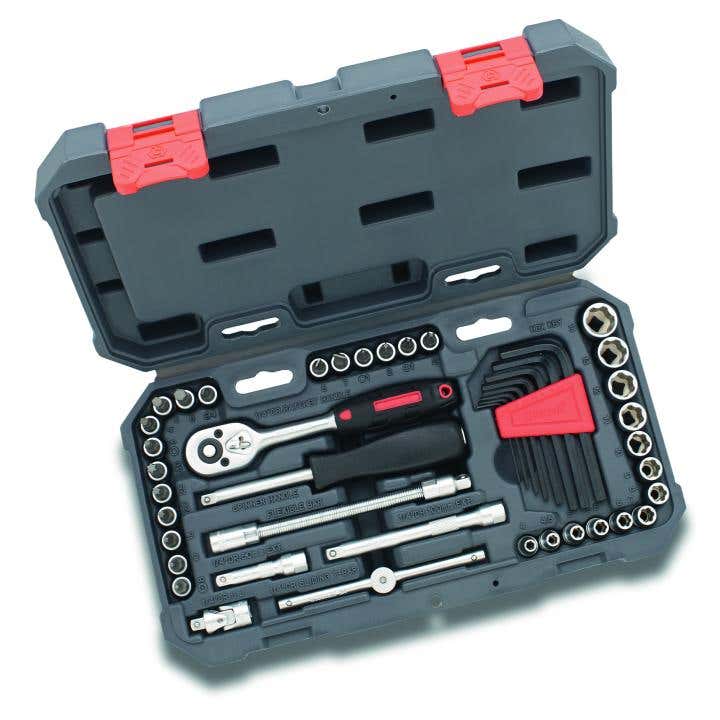 Socket Set 1/4'' Dr 45 Piece Crescent 91718014 CTK45NEU