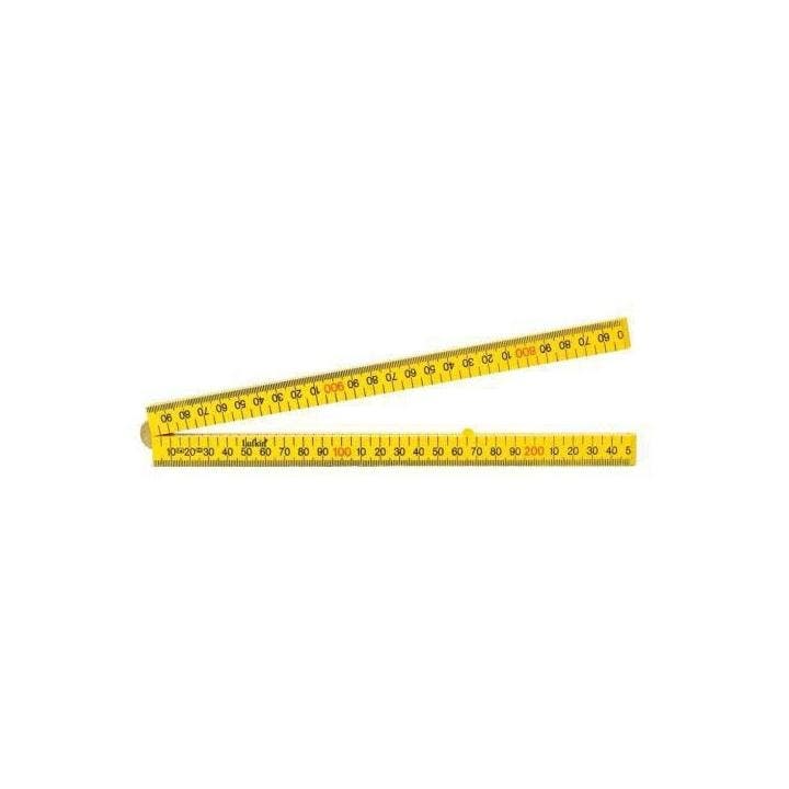 FOLDING RULE, 1M, SQ EDGE, YELLOW 37100195 LFSSIN