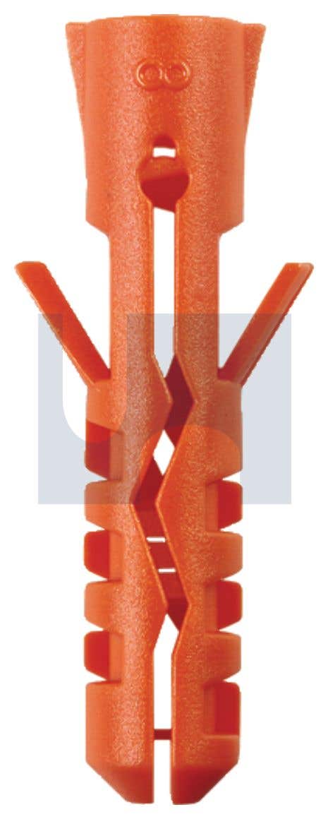 Anchor Masonry Hollow Plastic 10 x 50mm Orange 171120 MUNMNPP01000100