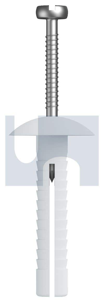 Anchor Nylon Nail-In Mushroom Head 5 X 20mm 79017676 MNMNM050025
