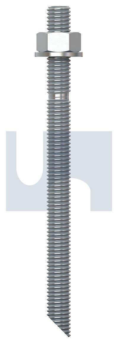 Stud Anchor Chemical Angle Cut 316 Stainless Steel 16 X 190mm 34540002 MCS16PCM160190