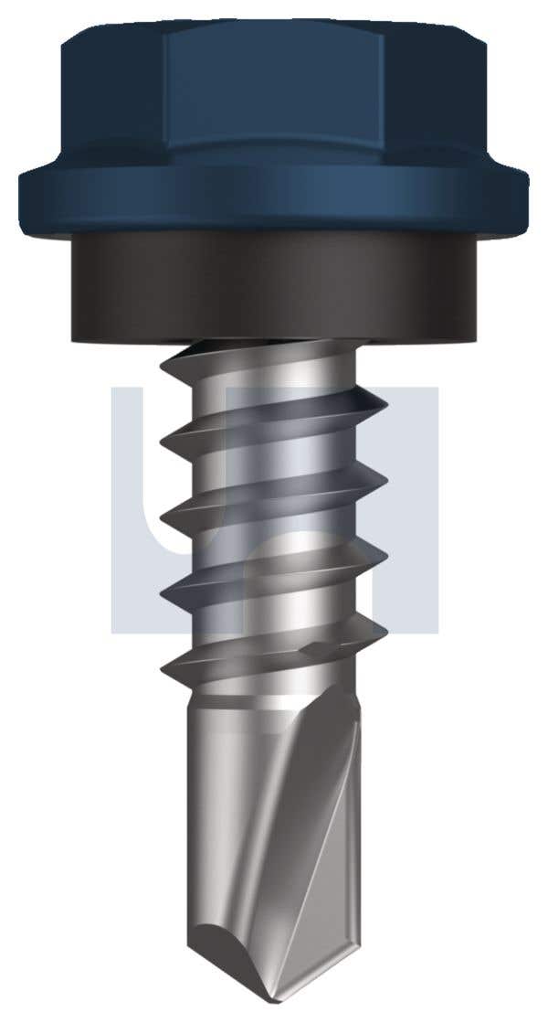 Screw Tek SDM Hex Head + Seal Class 4 Deep Ocean 10-16G X 16mm Pk 1000 79017252 TDOM4SH1016016