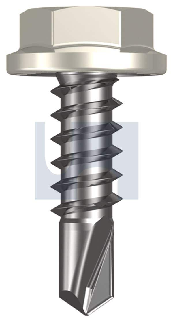 Screw Tek SDM Hex Head Class 4 Surfmist 10-16G x 16mm Pk 100 79017262 TSMM4FH1016016