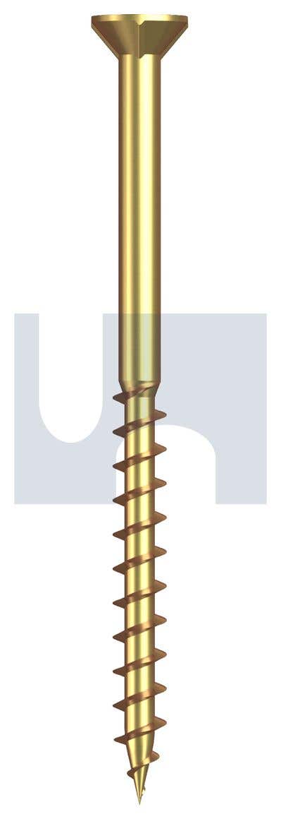 Screw Chipboard CSK Rib Head Phillips Zinc Yellow 8G 10 X 65mm 295319 T9PDYRP0809065