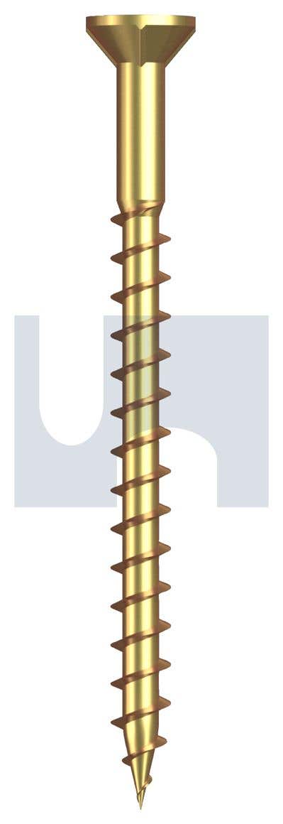 Screw Chipboard CSK Rib Head Phillips Zinc Yellow 10G 8 X 65mm 93280197 T9PDYRP1008065