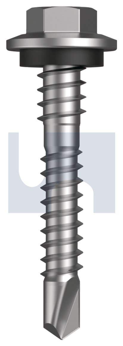 Screw Tek SDM Hex Head + Seal Class 4 12-14G x 35mm Pk 1000 79017265 T9PM4XH1214037