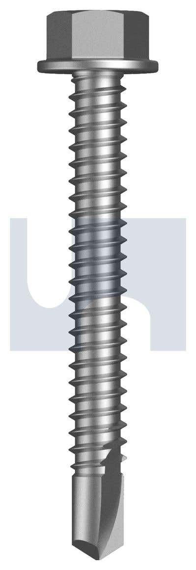 Screw Tek Hex Head Type 17 304 Stainless Steel 14-10G X 50mm 79902179 T4XMXHH1414052