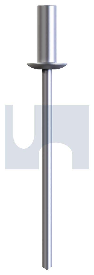 Rivet Blind Truss/Dome Sealed Aluminium/Steel 3/16'' 4.8 x 3.2mm 60017804 R9673T6S602
