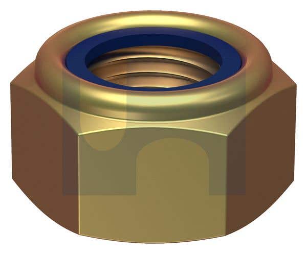 Nut Hex Nyloc Insert Fine Class 8 Zinc Yellow 1.50P 16mm 79907585 NN08YFM16