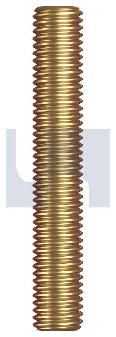 Allthread Rod High Tensile Class 8.8 Zinc Yellow 12mm X 1m 79907341 AS88YCM121000