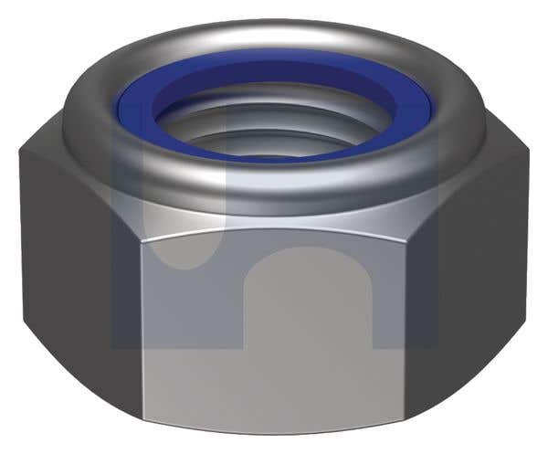 Nut Hex Nyloc Insert Fine Grade 2 Zinc Plated UNF 7/16'' -20 79902034 79902034 NNG5ZF043