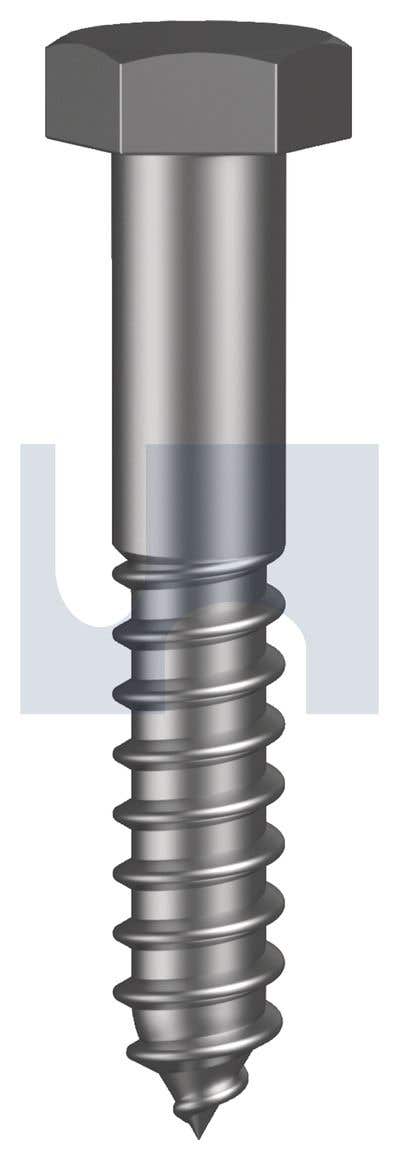 Screw Coach Hex Head Class 4.6 Zinc 10 x 130mm 91008153 BH46ZLM100130