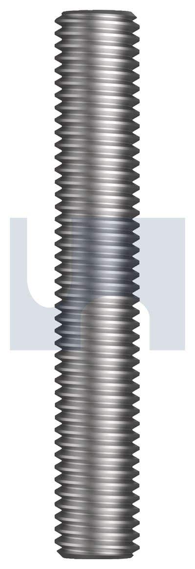 Allthread Rod Mild Steel Left Hand Black BSW 1/4'' x 3ft 79907498 ASMSPX0250914