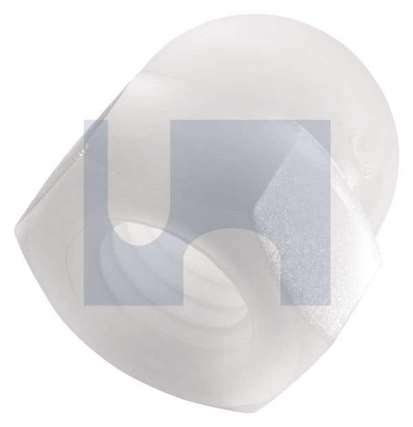 Nut Dome Nylon Natural 8mm 256527 ND66PCM08