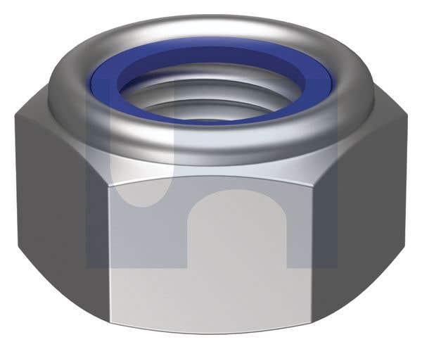 Nut Hex Nyloc Insert Fine 304 Stainless Steel UNF No.10-32 79915462 NN04PF01032