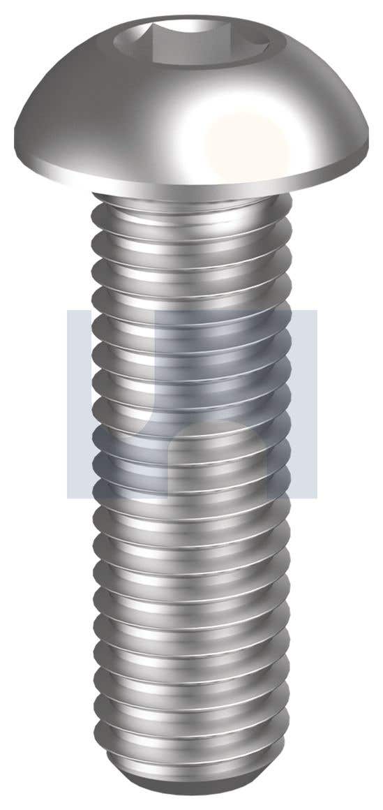 Screw Button Head Cap Coarse 316 Stainless Steel 12 X 60mm 40039778 SB16PCM120060