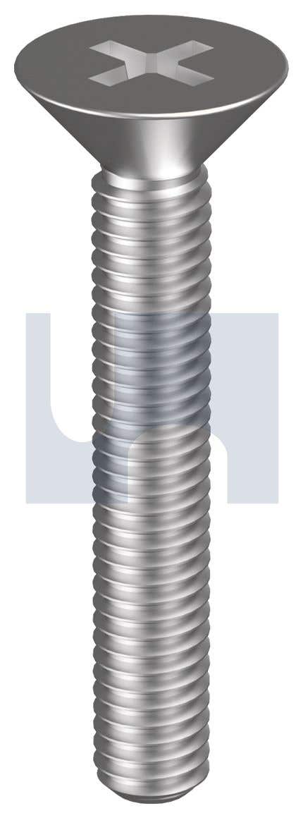 Screw Metal Thread CSK Head Phillips 304 Stainless Steel UNF 10G-32 X 1/2'' 79915330 MS04CPF010320050