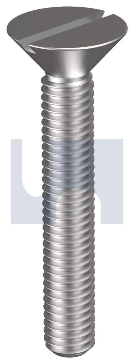 Screw Metal Thread CSK Slotted 304 Stainless Steel 5 X 50mm 30004110 MS04CSM050050