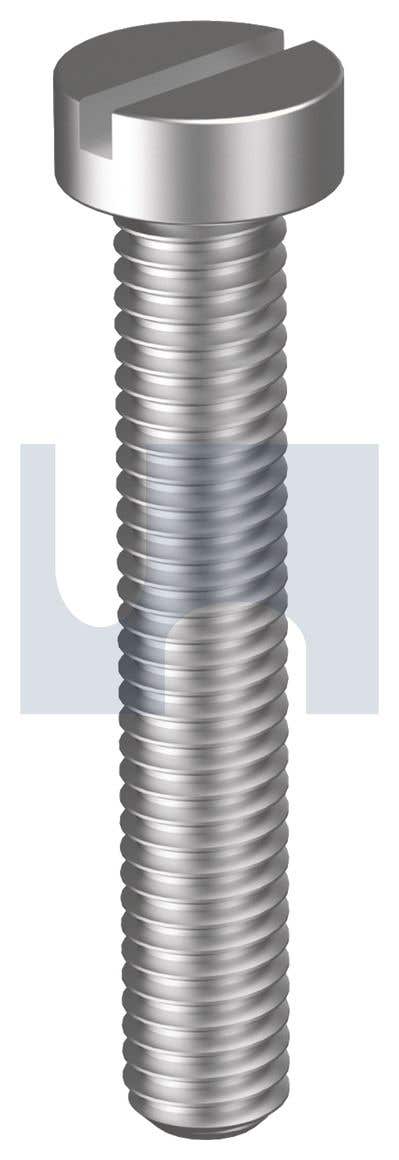 Screw Metal Thread Cheese Head Slotted 304 Stainless Steel 4 X 6mm 233592 MS04ESM040006