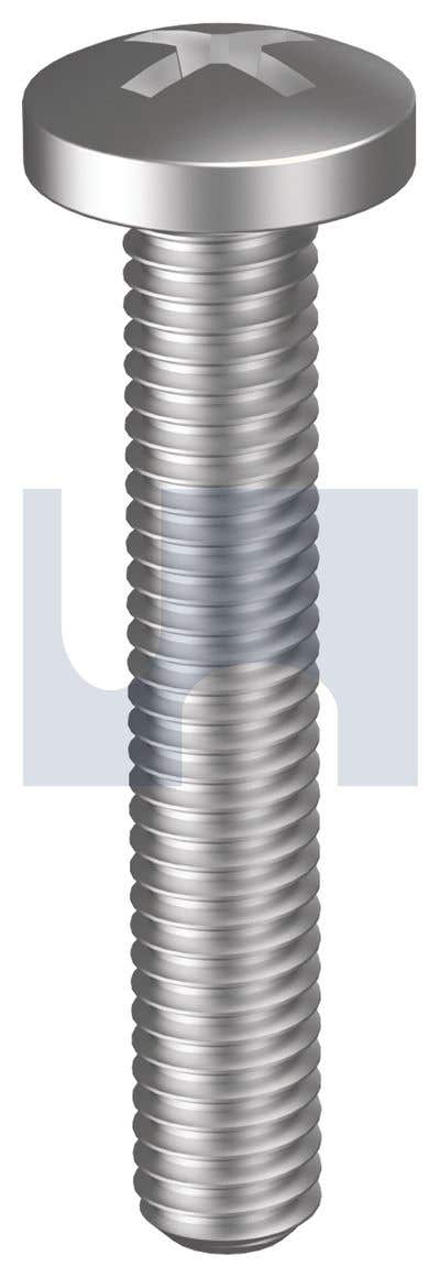 Screw Metal Thread Pan Head Phillips 304 Stainless Steel UNF 10-32 X 3/4'' 79915333 MS04PPF10320075