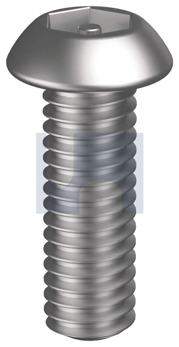 Screw Metal Thread Post Hex Socket Button 304 Stainless Steel 6 X 30mm 79907611 IMS04BHM060030