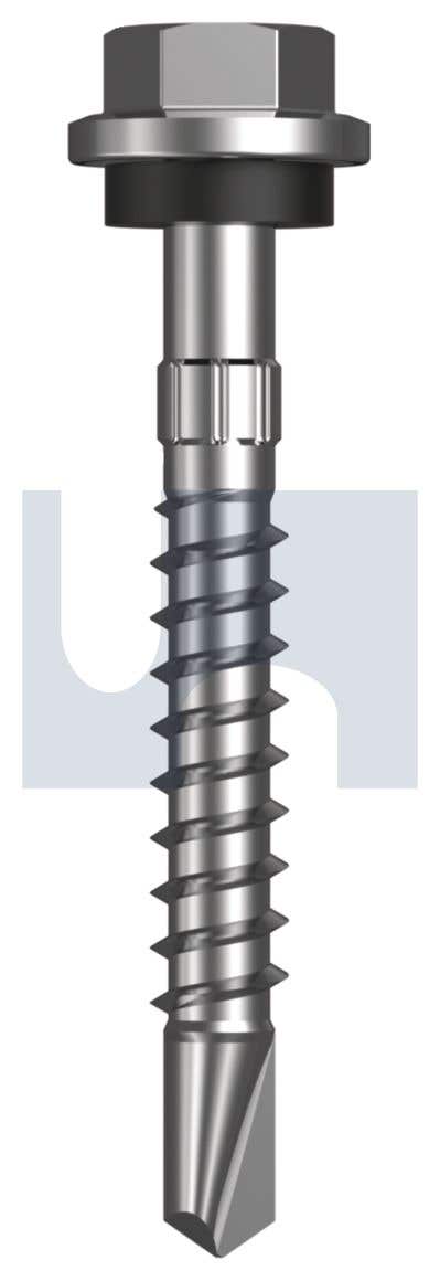 Screw Tek Metal Hex Head + Seal CL4 14G 10 X 50mm Pk50 476325 FST9PM4SS1410050